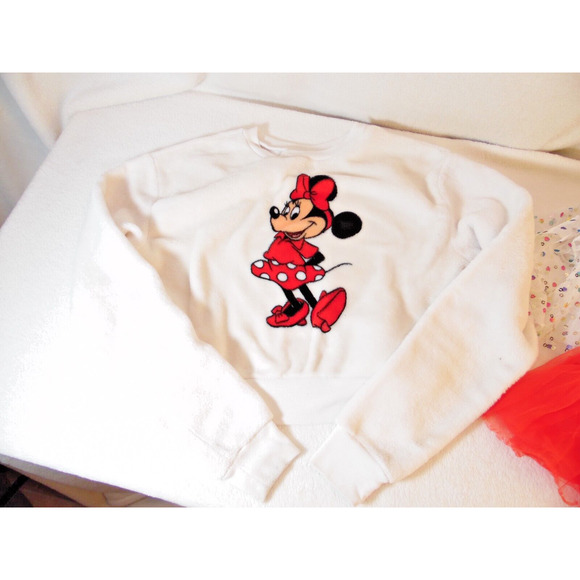 Disney‎ Sweater TUTU Girls small Minnie Mouse - Picture 2 of 16